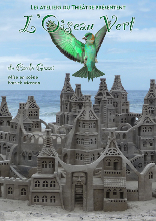 affiche Oiseau vert