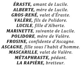 rôles Molière